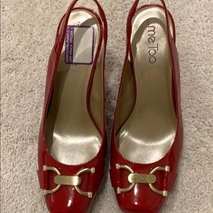 NWT Me Too Res Patten Slingback Heels
